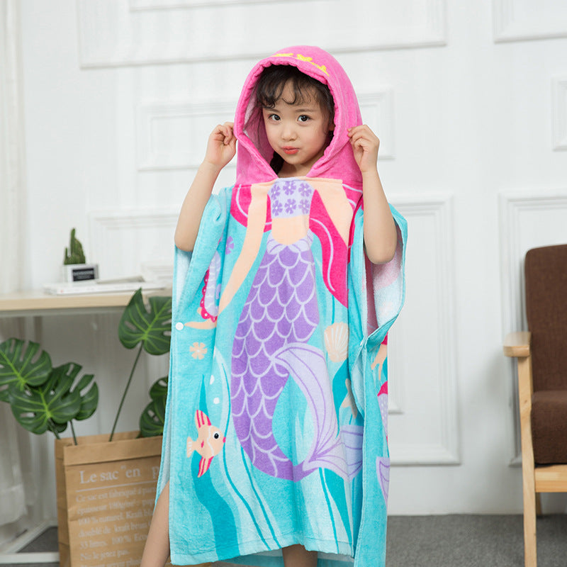 Children's towel cloak